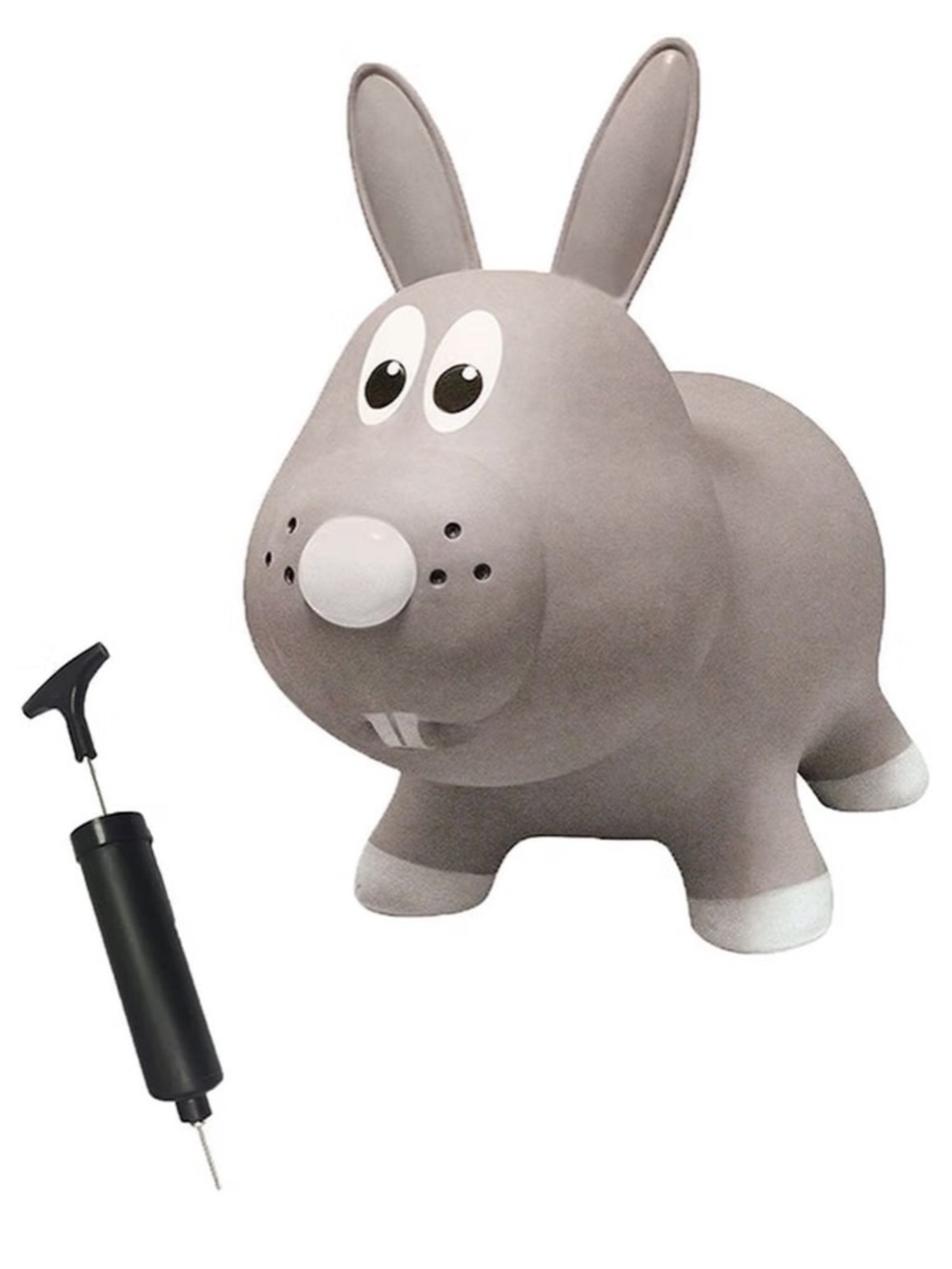 NWT Bunny Hopper Toy with Pump - Kids Inflatable Ride-On bouncy animal box incl.